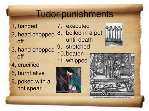 facts about tudor punishments